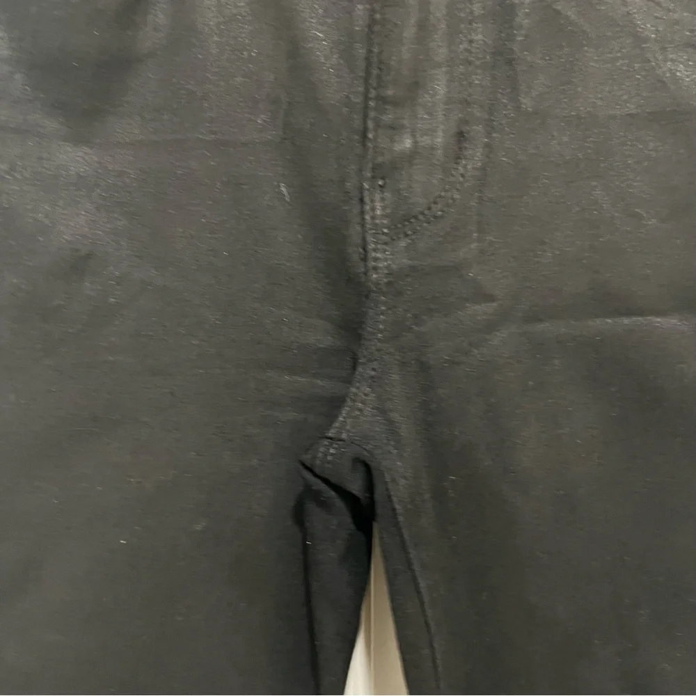 L’agence Margot Coated Black High-Waisted Jeans